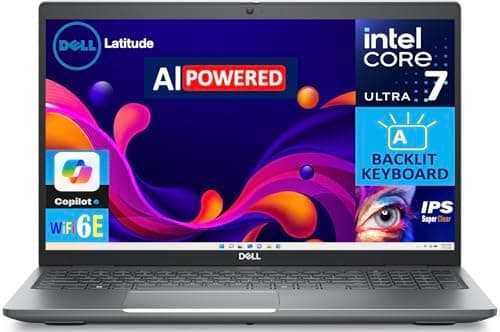 Dell Latitude 5550 — keyboard and trackpad close-up