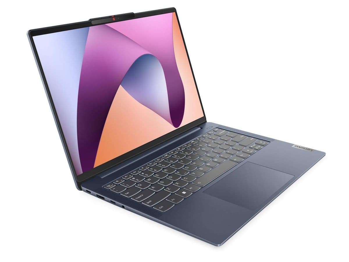 Lenovo IdeaPad Slim 5 Gen 8 — keyboard angled view