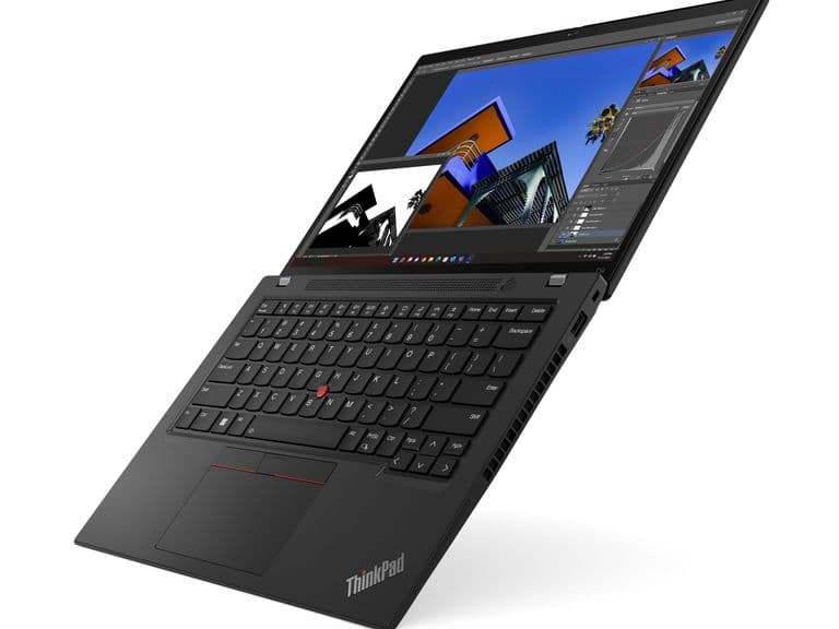 Lenovo ThinkPad T14 Gen 4 Intel — angled open view